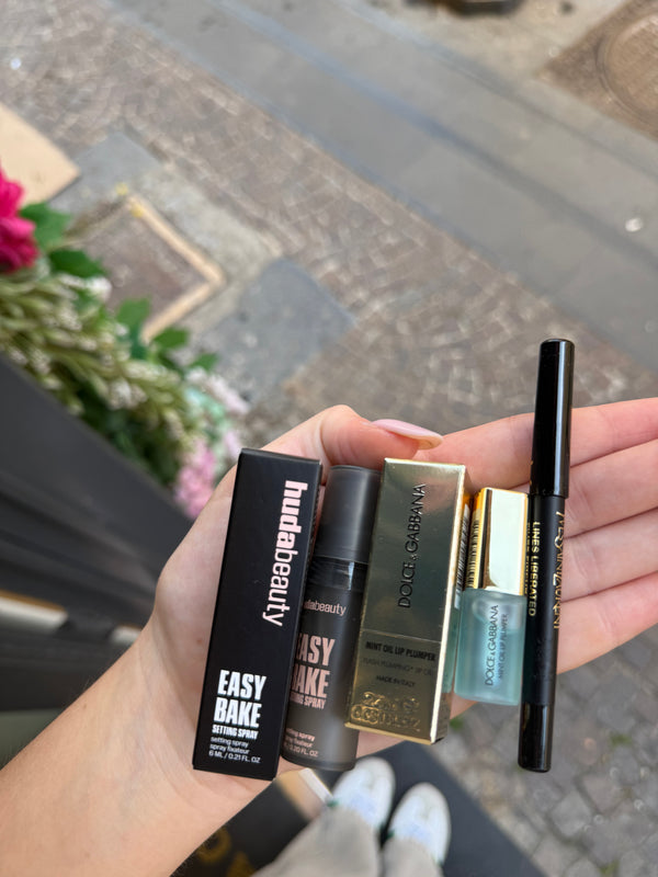 PROMO❗️3Pezzi fissante huda+lipoil d&g + matita Ysl