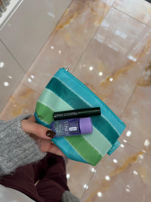 Clinique pochette con mini mascara +struccante