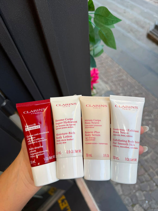 PROMO 4pezzi corpo CLARINS