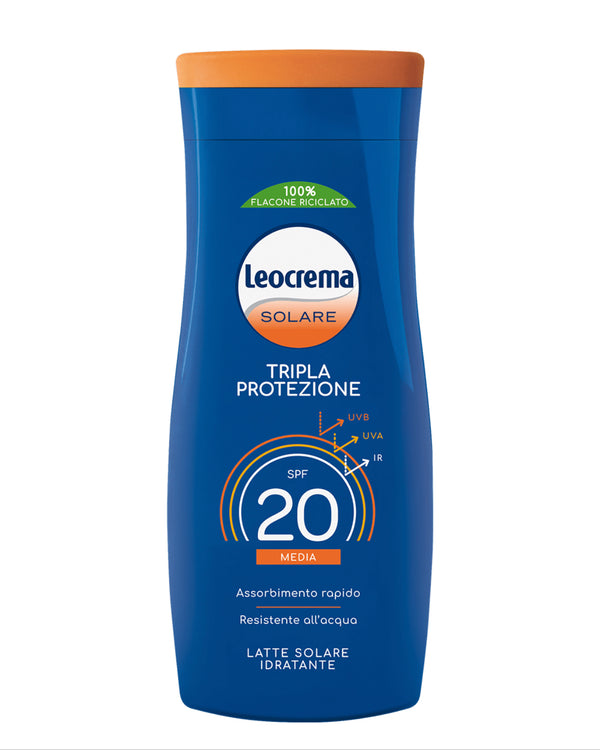 Leocrema Latte Solare Idratante Corpo Spf 20 200 ml