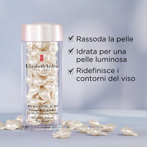 Elizabeth Arden hyaluronic acid ceramide capsules hydra plumping serum 60 capule in bustina senza confezione