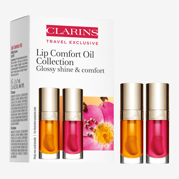 COMBO CLARINS LIP OIL 04 + LIP OIL 01 FULL SIZE