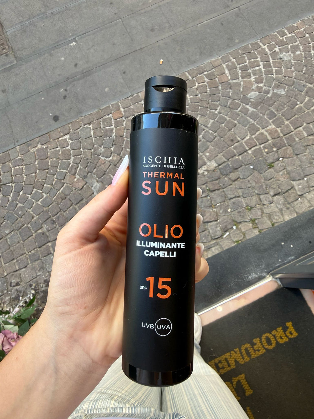 Olio illuminante capelli spf15 protettivo