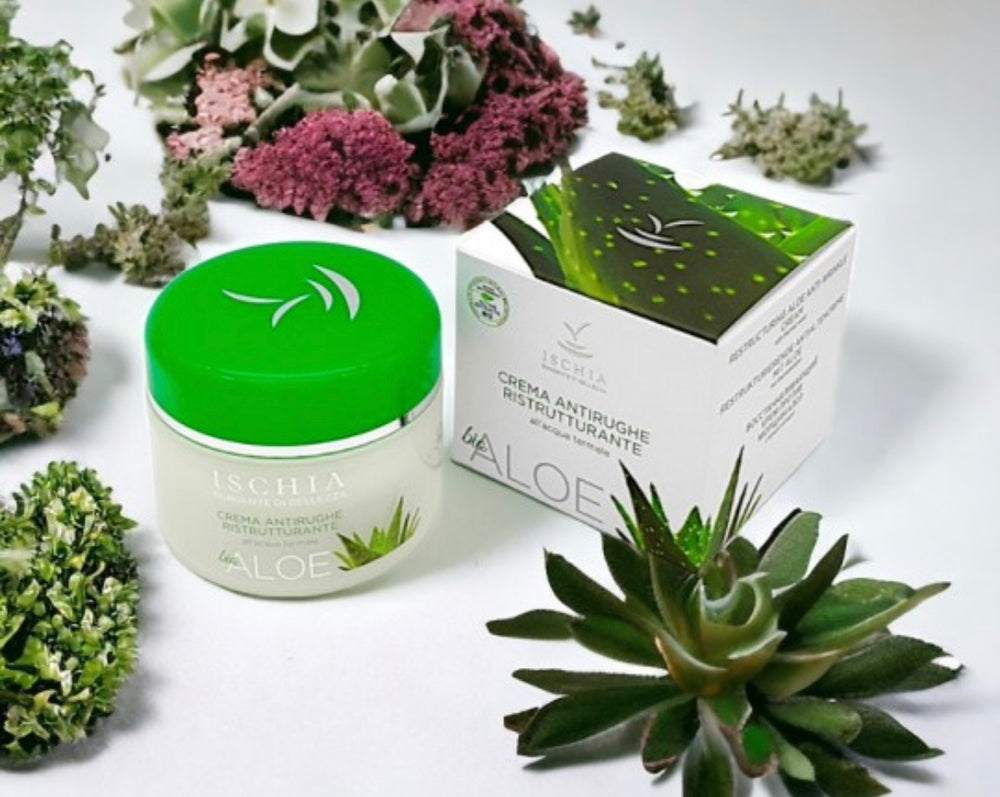 Ischia sorgente di bellezza crema antirughe ristrutturante all’amore bio con acqua termale 100ml