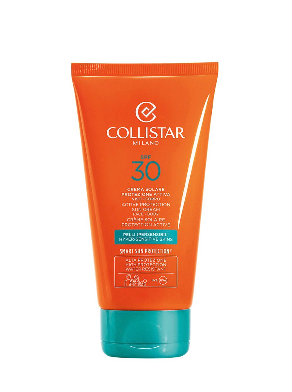 Collistar Crema Solare Protezione Attiva Pelli Ipersensibili SPF 30
viso - corpo - water resistant 150 ml