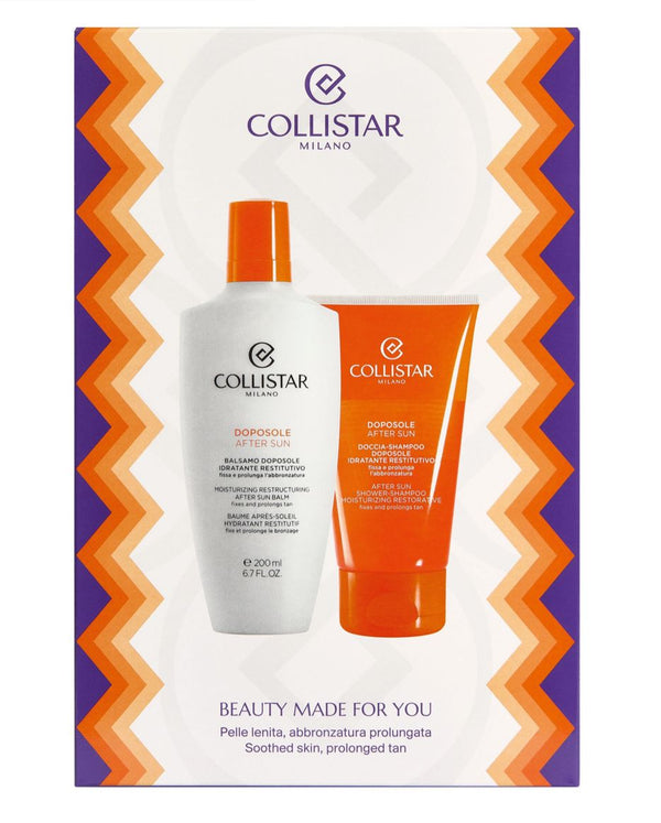 COFANETTO COLLISTAR Balsamo Doposole Idratante Restitutivo 200 ml + Doccia-Shampoo Doposole Idratante Restitutivo 150 ml