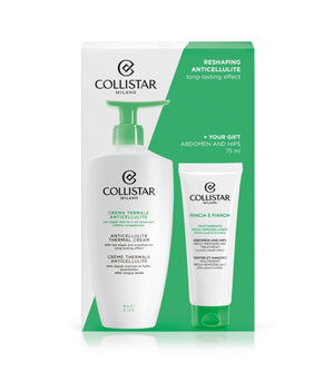Collistar Kit Crema Termale Anti Cellulite 400 ml + Trattamento Meso- Rimodellante Pancia e Fianchi 75 ml