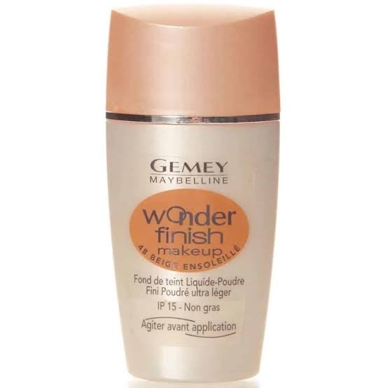 Maybelline wonder finish Fond de Teint liquide poudre fini poudre ultra leger 048