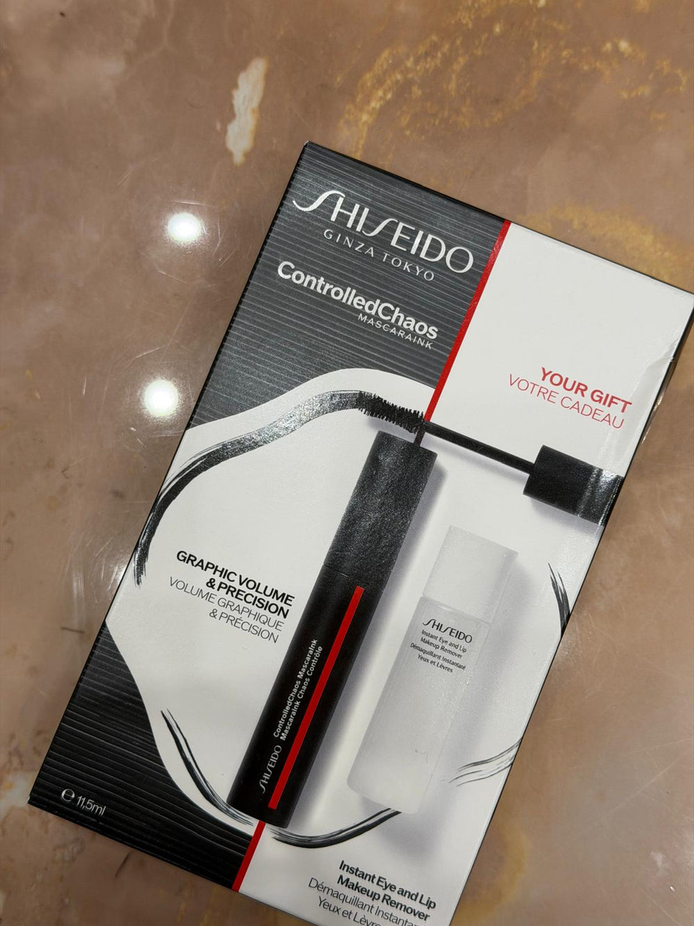 Shiseido box con prodotti