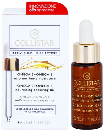 COLLISTAR Olio Viso Nutriente Riparatore Omega 3 + Omega 6 30 ml