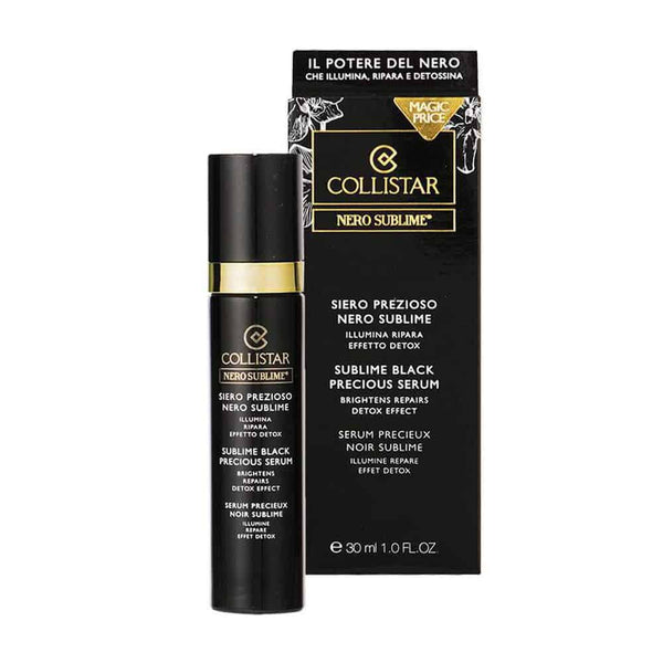 COLLISTAR Siero Viso Prezioso Nero Sublime Illumina Ripara Effetto Detox 30 ml