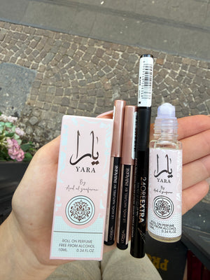 PROMO ❗️ 4 pezzi: 2 matite l’oreal kajal + roll on yara lattafa + eyeliner Deborah 24H
