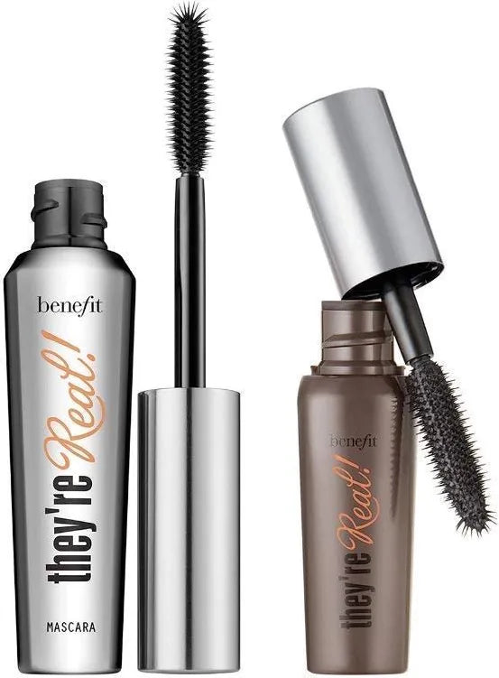 Benefit set mini size+full size mascara they’re real