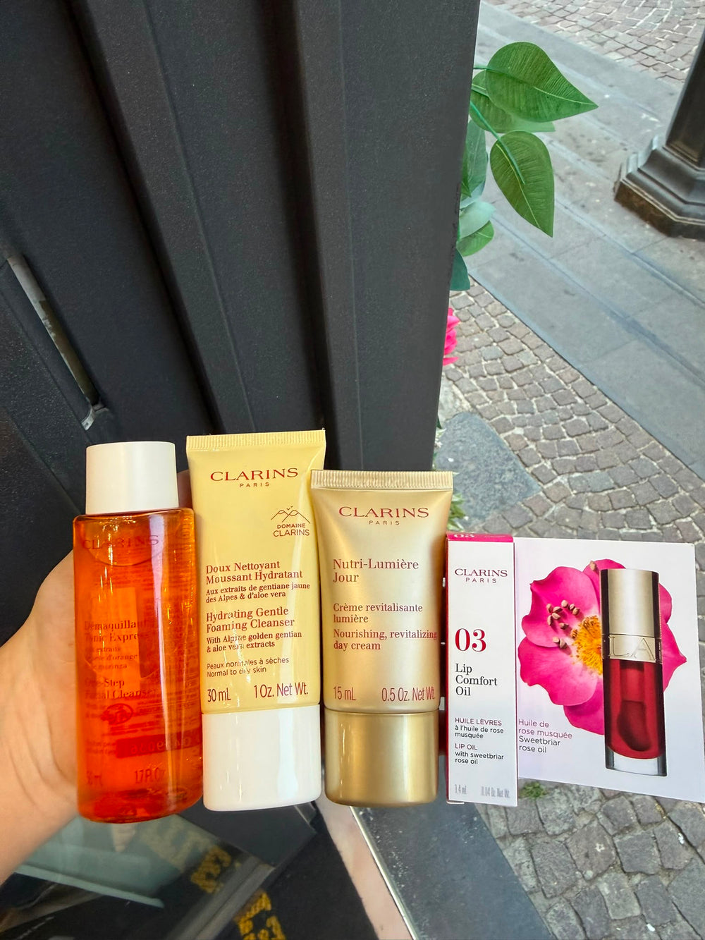 PROMO CLARINS 4pezzi routine viso