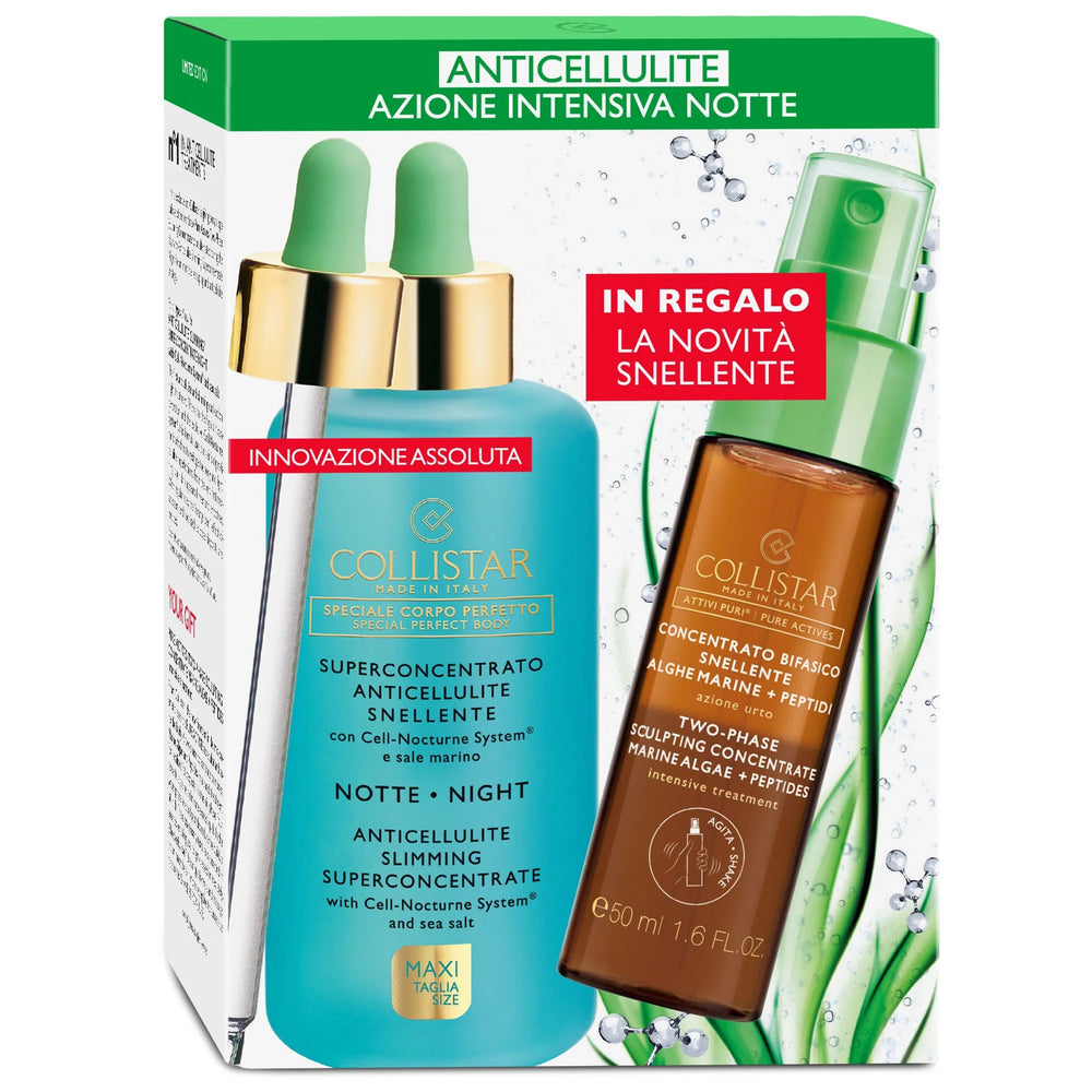 Collistar kit Superconcentrato Anticellulite Snellente 200 ml + Capsule Anti cellulite alla Caffeina  ml