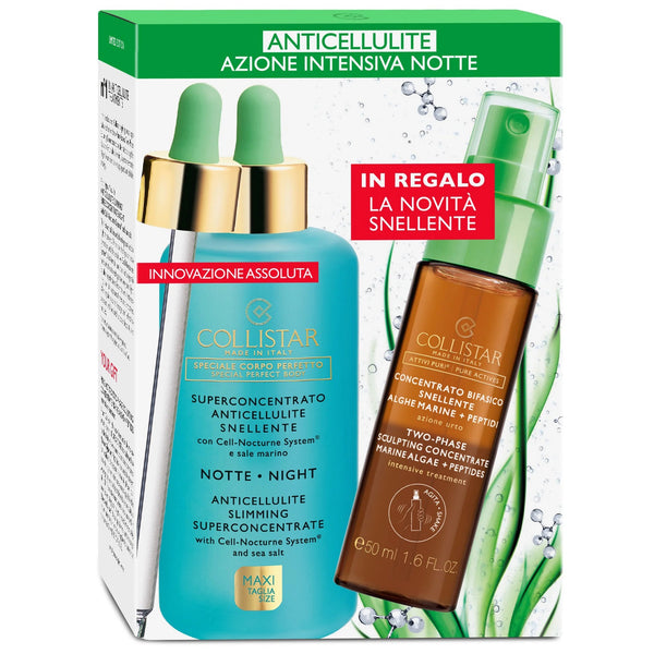 Collistar kit Superconcentrato Anticellulite Snellente 200 ml + Capsule Anti cellulite alla Caffeina  ml