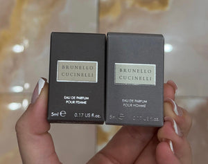 Confezione brunello cucinelli mini profumo uomo e donna