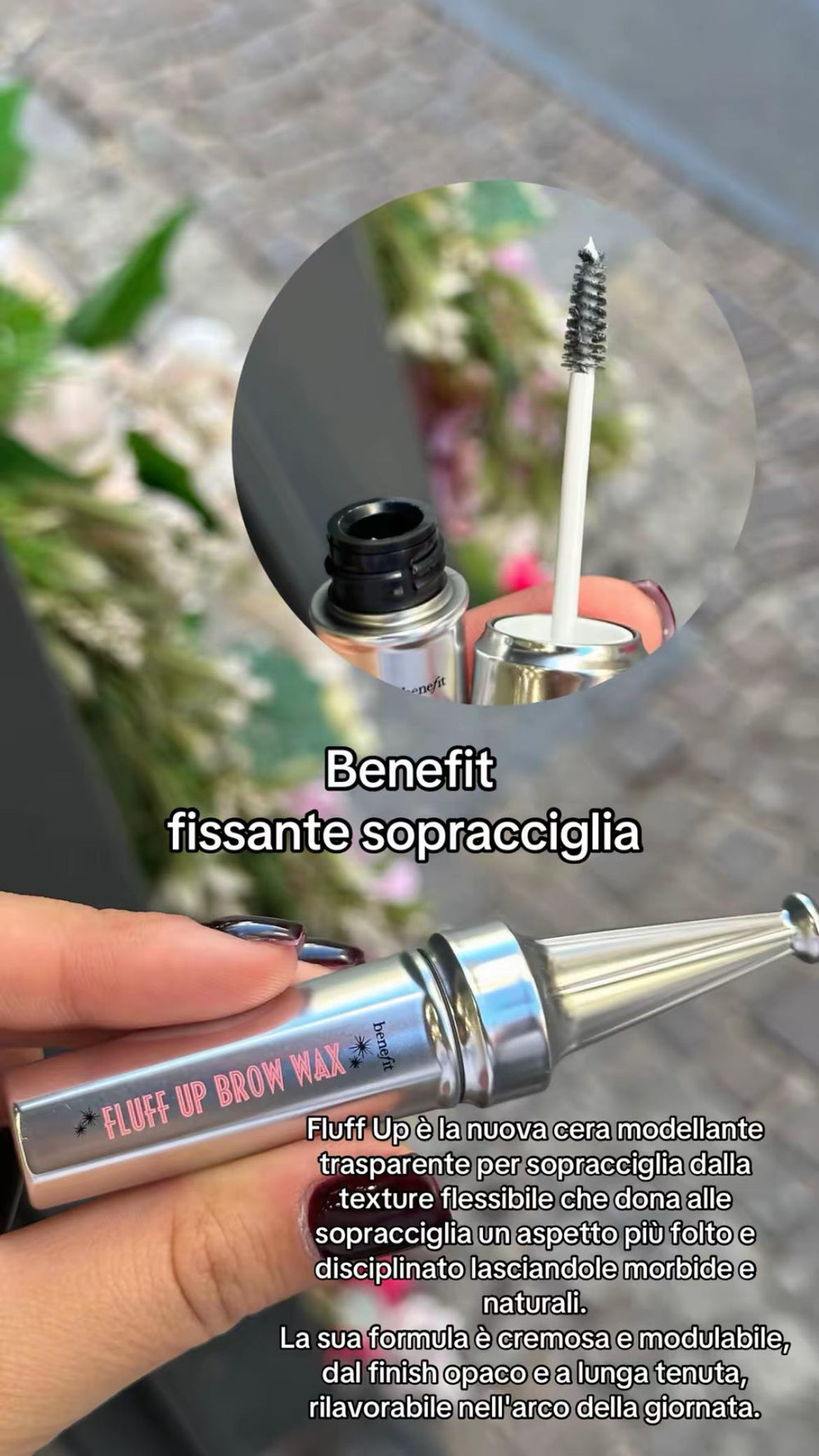 Fissante sopracciglia mini BENEFIT FLUFF UP BROW WAX ( senza scatola )