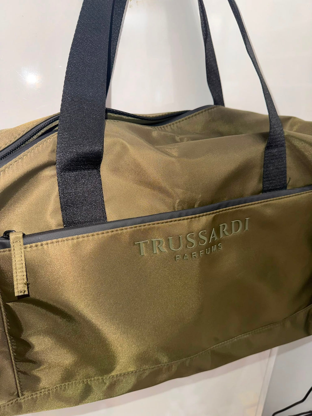 Borsone Verde Militare Trussardi