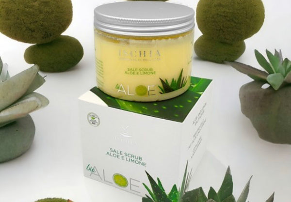 Ischia sorgente di bellezza sale scrub aloe e limone 500ml