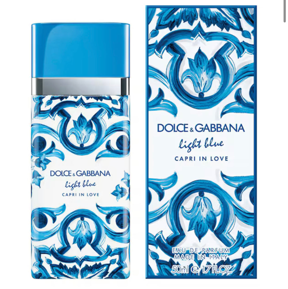 Dolce&gabbana light blue capri in love for her 50ml scatolato
