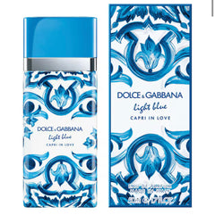 Dolce&gabbana light blue capri in love for her 50ml scatolato