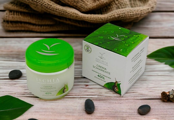 Ischia sorgente di bellezza crema schiarente con bava di lumaca bio 40% all’acqua termale 50ml