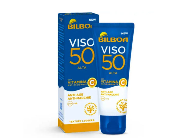 Bilboa protezione viso spf50 con vitamina C 50ml