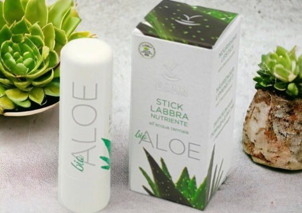 Ischia sorgente di bellezza stick labbra nutriente all’aloe bio con acqua termale