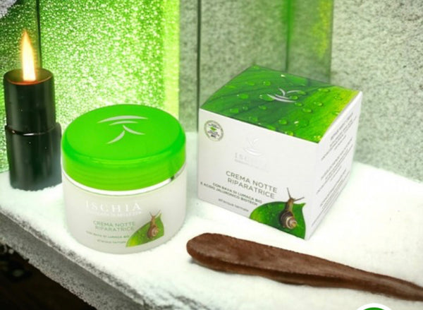 Ischia sorgente di bellezza crema notte riparatrice con bava di lumaca bio all’acqua termale 100ml