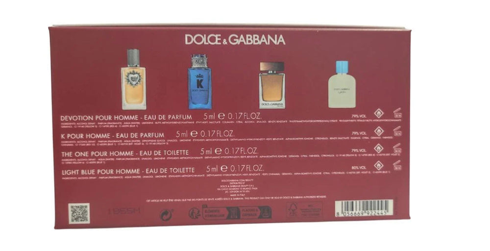 Box miniature dolce&gabbana uomo