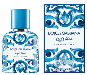 Dolce&gabbana light blue capri in love for him 50ml scatolato