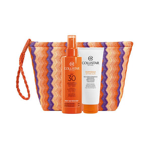 COFANETTO COLLISTAR
Latte spray abbronzante idratante SPF 30 200 ml
+ Balsamo Doposole Idratante Restitutivo 100 ml + Pochette