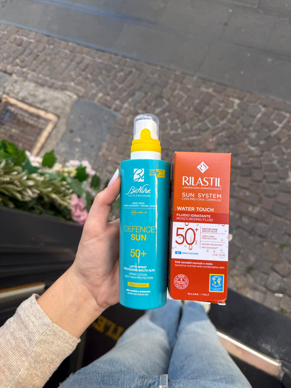 PROMO SOLARI: bionike protezione 50 200ml + rilastil viso protezione 50 50ml