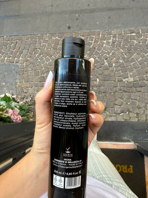 Olio abbronzante Ischia sorgente di bellezza 200ml