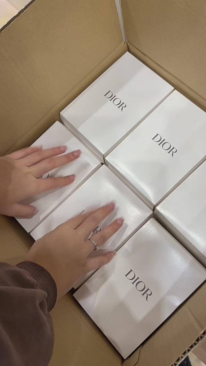 Dior box con pochette+siero viso e crema viso mini size